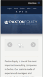 Mobile Screenshot of paxtonequity.com